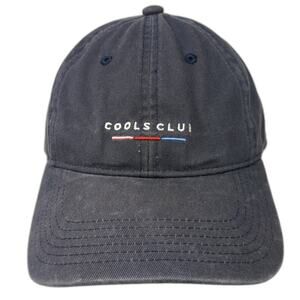Cools Club Slideback Hat Blue One Size Solid Embroidered Barney Cools